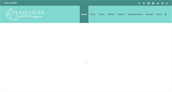 Desktop Screenshot of plazalecea.com